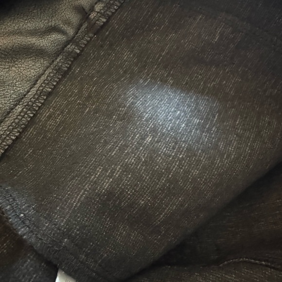 GLAM FAUX LEATHER WIDE LEG TROUSER PANTS - Picture 6 of 9